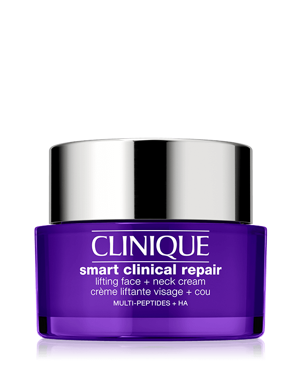 Smart Clinical Repair Lifting Face + Neck Cream, Powerful face and neck cream visibly lifts and reduces lines and wrinkles.
