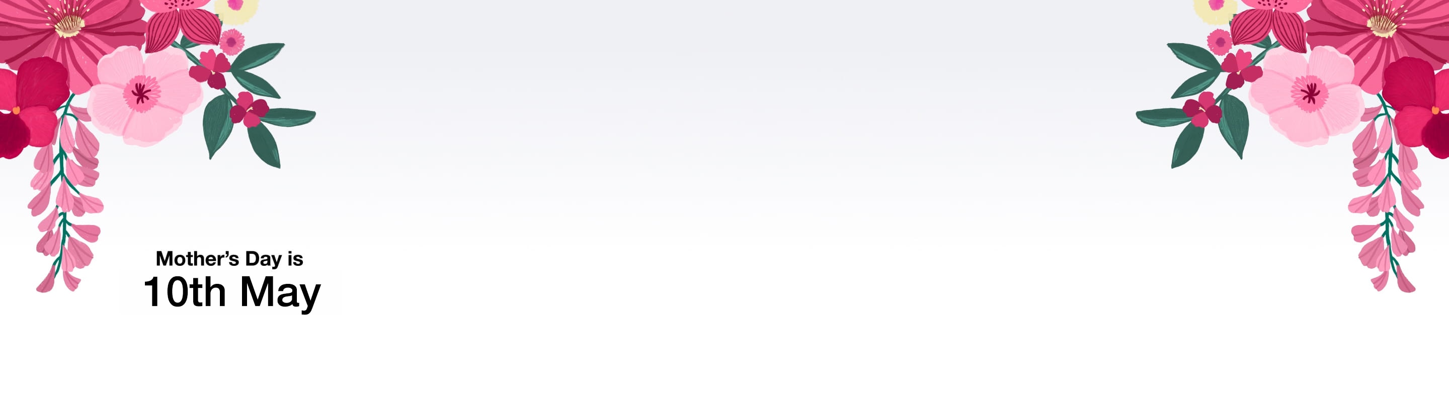 animated video with blooming pink flowers with text "To mum with love"