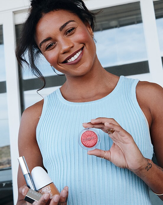 Steps 3 & 4: Mascara and Blush