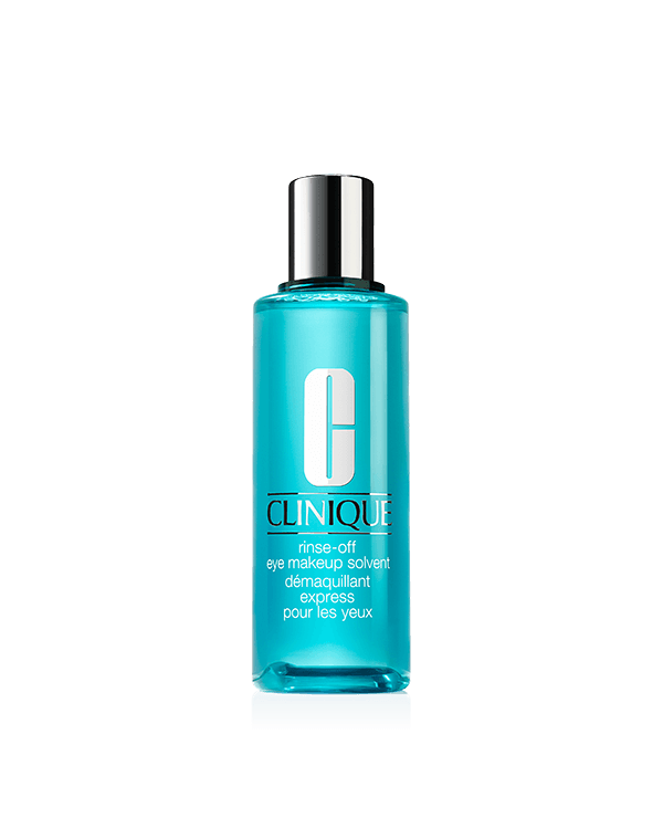 Rinse-Off Eye Makeup Solvent, Fast, rinse-off eye makeup remover. Cleans easily without disturbing other makeup. Oil-free.