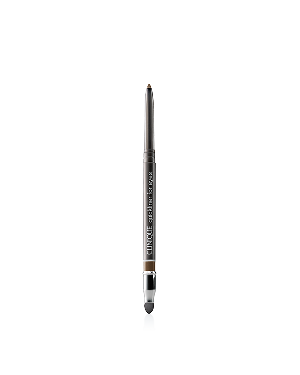 Quickliner for Eyes, Twists up. Glides on. Smudges to a smooth blur of transfer-resistant colour. Needs no sharpening.