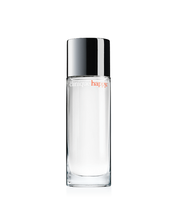 Clinique Happy Perfume Spray, Our bestselling fragrance—a feel-good citrus-floral that uplifts with every spritz. 97% of people feel happy when they smell Happy.*