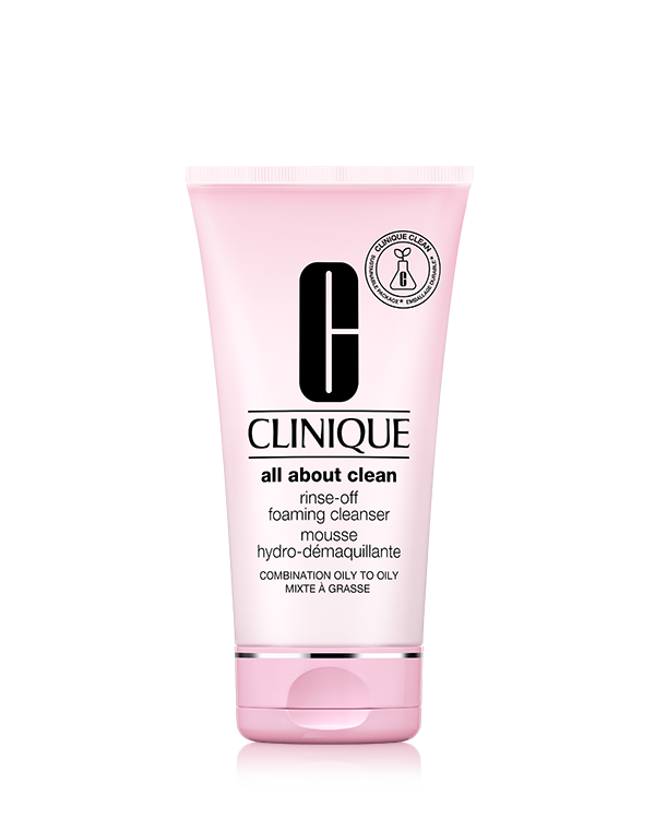 All About Clean™ Rinse-Off Foaming Cleanser, Cream-mousse cleanser gently and effectively rinses away makeup.