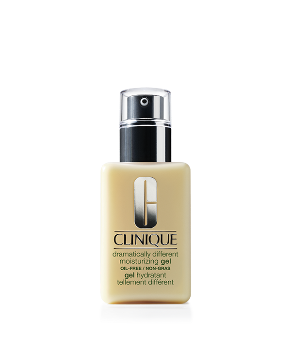 Dramatically Different Moisturizing Gel, Dermatologist-developed oil-free face moisturiser softens, smooths, improves. Leaves skin glowing.