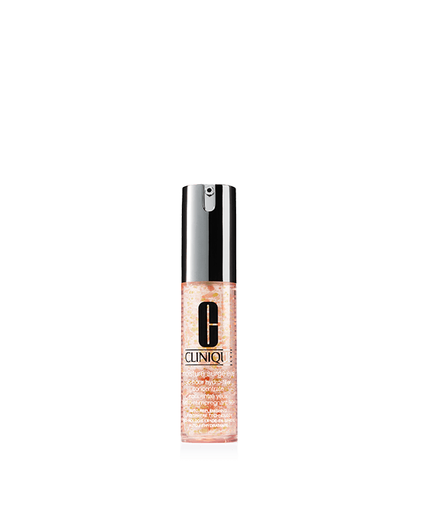 Moisture Surge™ Eye 96-Hour Hydro-Filler Concentrate, An ultralight, cushiony water-gel that helps eye-area skin replenish its own moisture for a full 96 hours of intense, crease-plumping hydration.