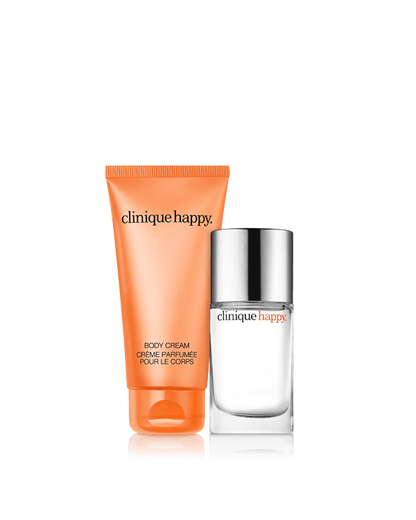 Happy Couple, Bright fragrance duo doubles the happiness with perfume spray + body cream. $120 value.
