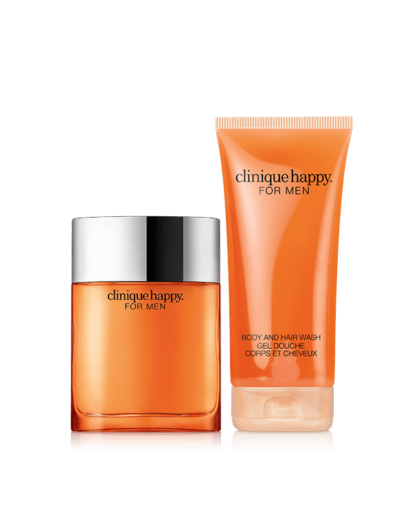 Happy For Him, A fresh fragrance and grooming duo for men. $180 value.