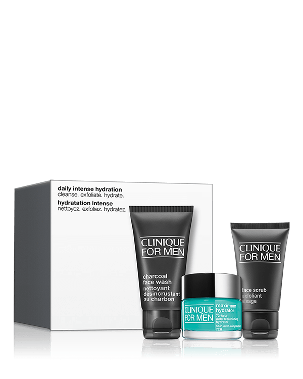 Clinique For Men Set: Daily Intense Hydration, &lt;P&gt;Intensely hydrating face trio for men with extra dry skin. A $91 value.&lt;/P&gt;
