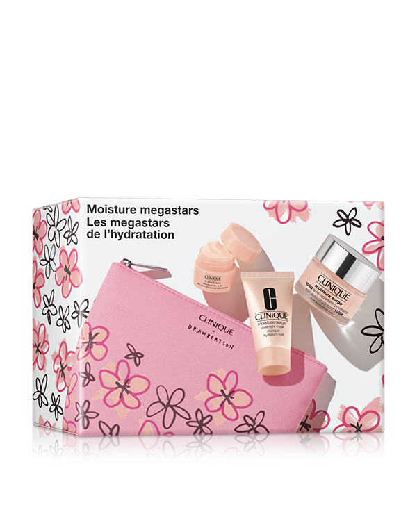 Moisture Megastars, Three hydration heroes in one ready-to-gift set. $106 value.