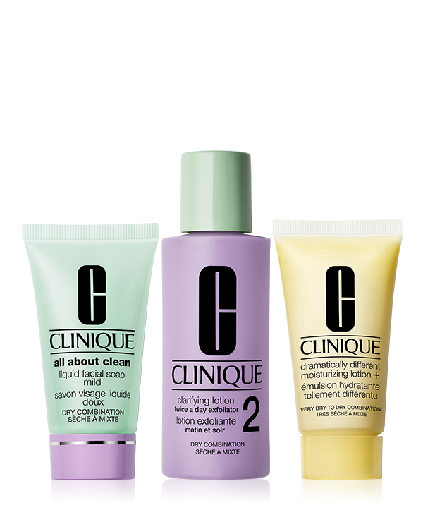 Skin School Supplies: Cleanser Refresher Course (Type 2), 3 steps to clean, healthy looking skin.
