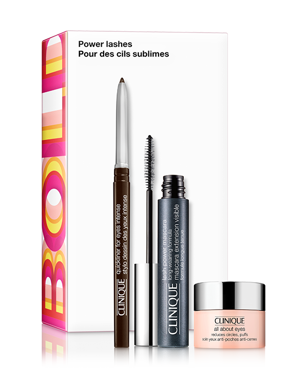 Power Lashes Gift Set, Eye-opening trio for a look with staying power. A $79 value.