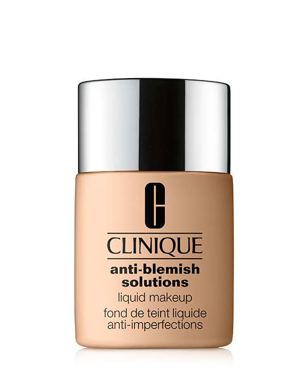 Anti-Blemish Solutions Liquid Makeup, Oil free makeup with salicylic acid helps cover blemishes without clogging pores.