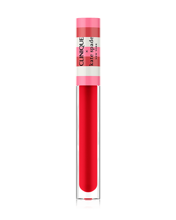 Clinique x Kate Spade New York Clinique Pop Plush™ Creamy Lip Gloss, A lineup of our ultra-cushiony, super juicy glosses embellished with limited-edition packaging designed by Kate Spade New York.