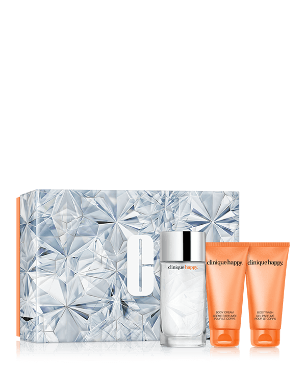 Absolutely Happy Fragrance Set, A trio of happiness in our best-selling scent. $186 value.