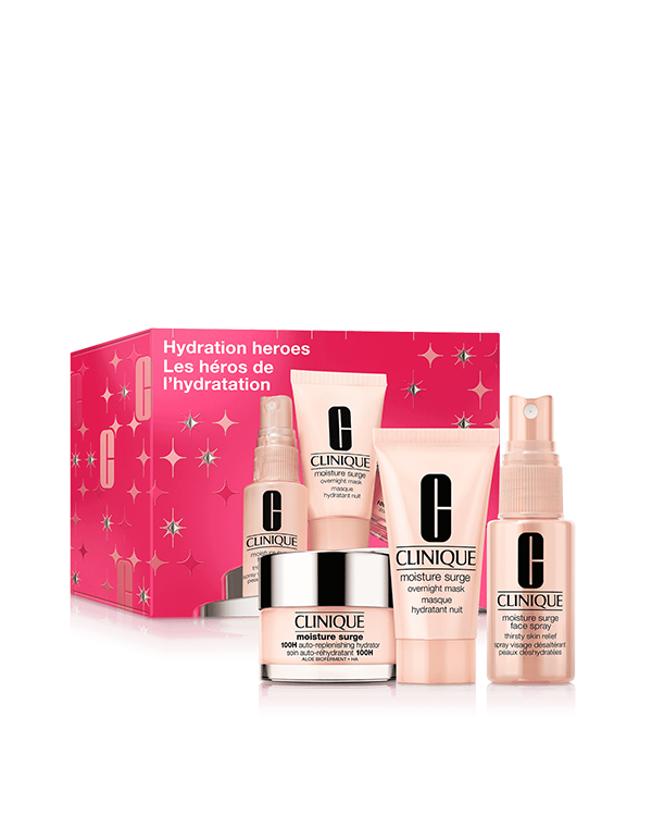 Hydration Heroes: Moisture Surge Set, Three skin refreshers for all-over dewy hydration.&amp;nbsp;
