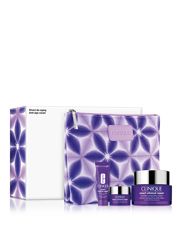 Smart De-Aging Skincare set, A trio of innovative skincare to fight the look of lines and wrinkles. $200 value.