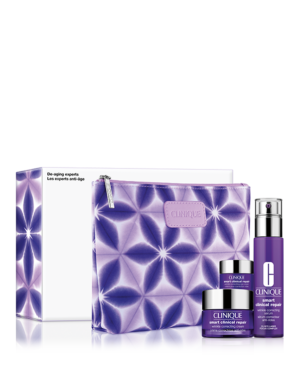 Smart De-Aging Experts, A collection of our best-in-class de-aging formulas for results you can see. $209 value.