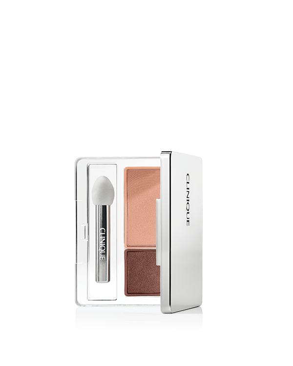 All About Shadow Duos, Ivory Bisque/Bronze Satin - Shimmer,