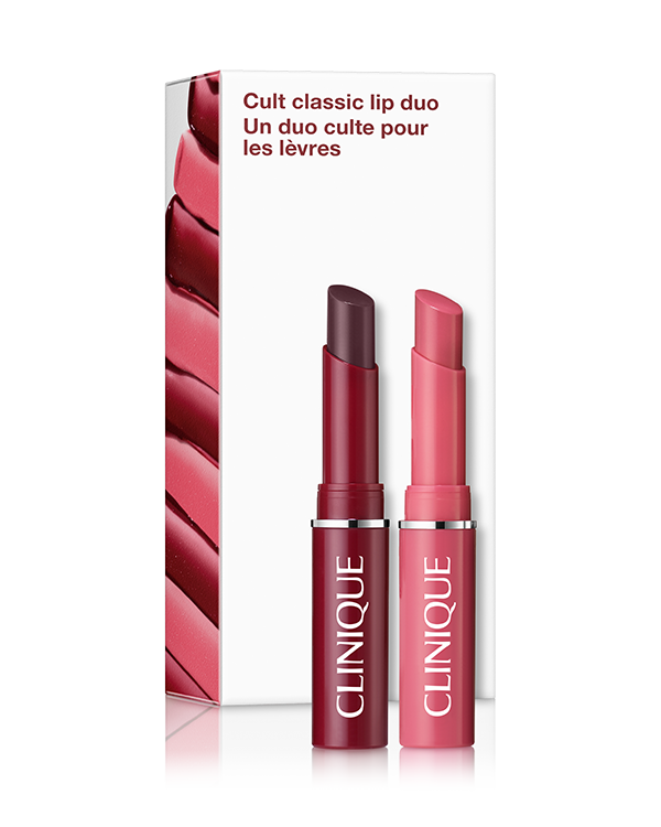 Cult Classic Lip Duo, Balm-gloss in two flattering shades. $58 value.