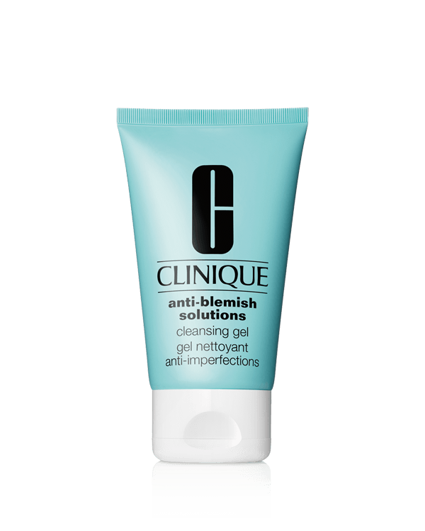 Anti-Blemish Solutions Cleansing Gel 125ml, Oil-free foaming cleansing gel helps clear breakouts and blackheads.