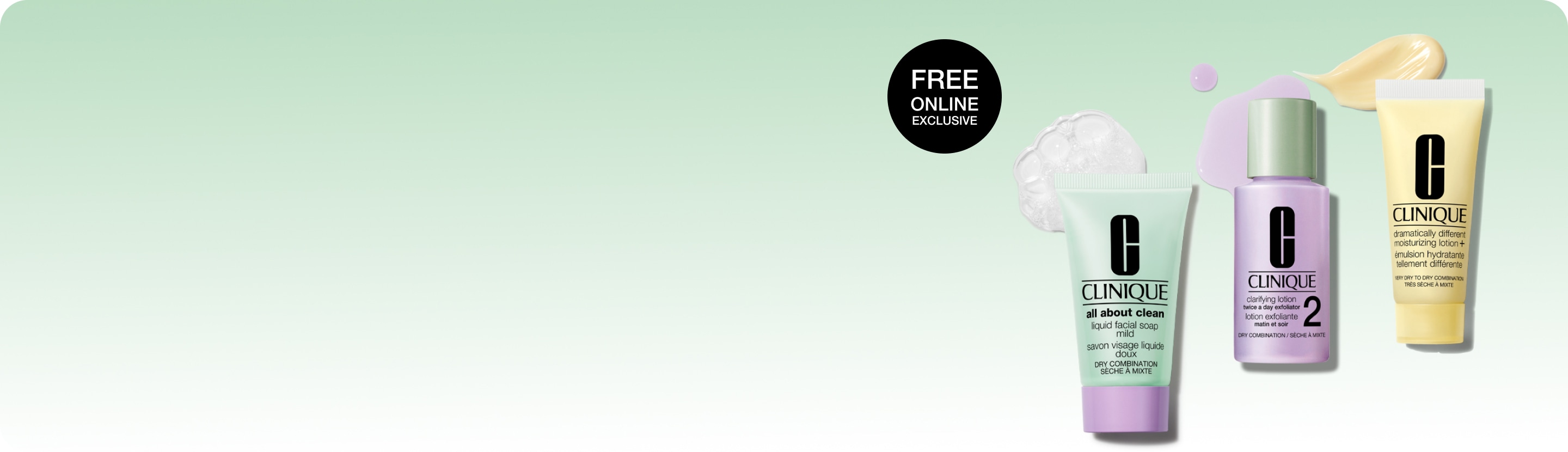 Receive a free 10-day supply of your​ 3-Step Skin Care System when you spend $85 or more*. ​ - Online exclusive. ​