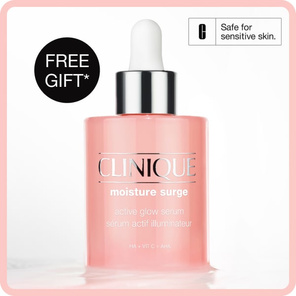 Free Moisture Surge Active Glow Serum 30ml when you spend $120+*.