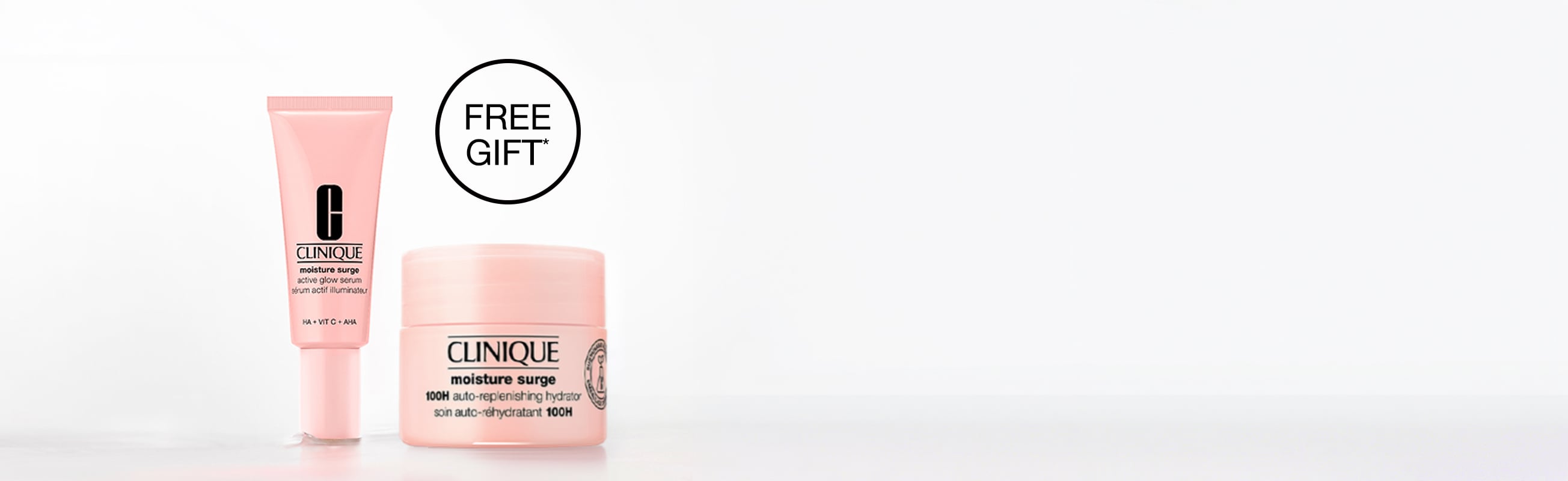 Receive a free Moisture Surge duo when you spend $60+*. 